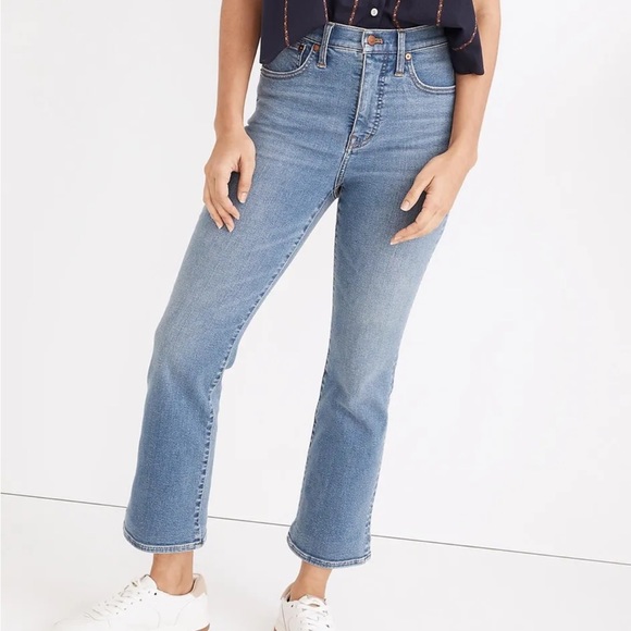 Madewell Denim - Madewell Cali Demi-Boot Jeans in Dorrance Wash Denim Edition Sz 29 #ND553